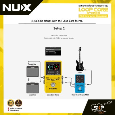 NUX Loop Core Stereo MKII Core Series Stompboxes
