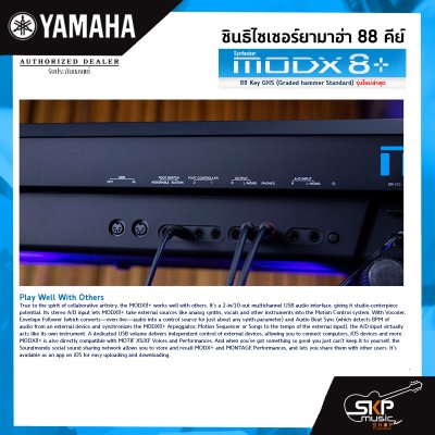 Yamaha Synthesizer MODX8+ 88 Key GHS (Graded hammer Standard)