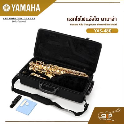 แซกโซโฟนอัลโต ยามาฮ่า Yamaha Alto Saxophone Intermediate Model YAS-480