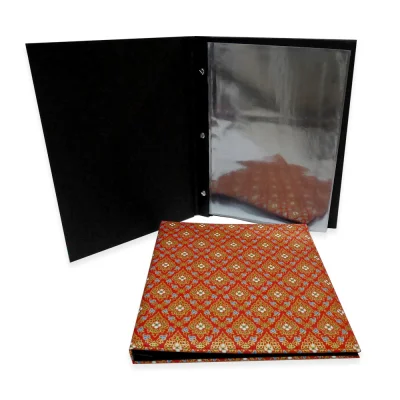 ปกเมนูผ้าไทย **สินค้าสั่งผลิต** ปกเมนูผ้าไทย **สินค้าสั่งผลิต**