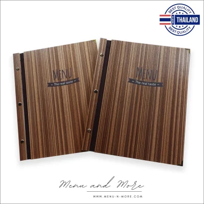 แฟ้มปกเมนูอาหารพร้อมส่ง