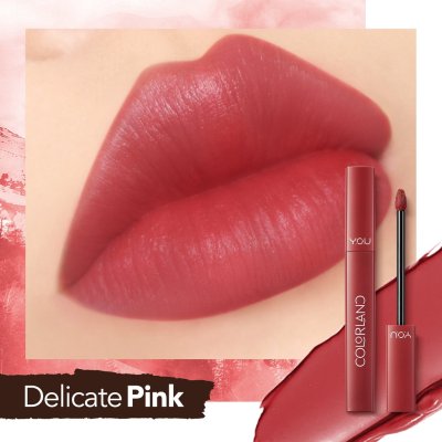 Y.O.U Colorland Powder Mousse Lip Stain วาย โอ ยู ลิปสติก เนื้อมูส บางเบา ไม่หนักปาก ติดทนตลอดวัน