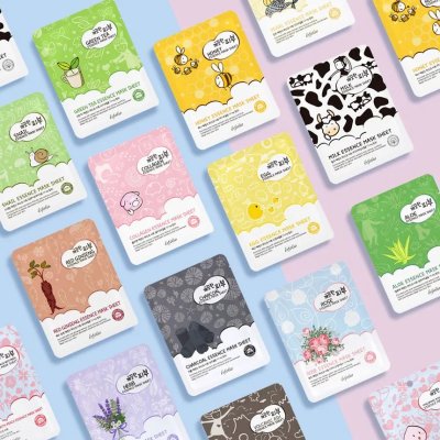 Esfolio Pure Skin Essence Mask Sheet (25ml) เอสโฟลิโอ แผ่นมาส์กหน้า