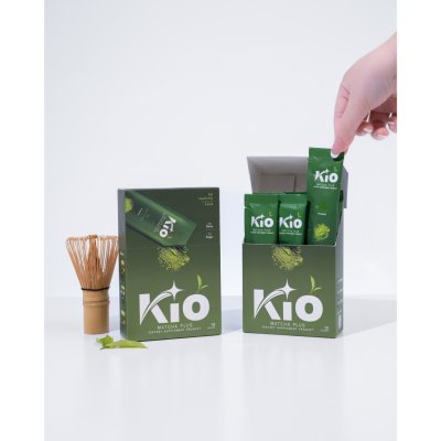 Kio Matcha Plus Premium Uji Matcha, No Added Sugar (10 Sachets)
