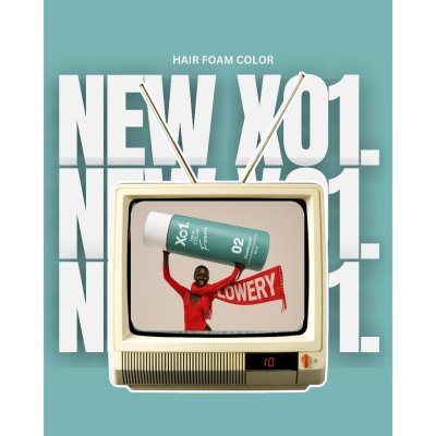 XO1. Hair Color Foam (30ml) เอ็กซ์โอวัน. แฮร์ คัลเลอร์ โฟม ผลิตภัณฑ์เปลี่ยนสีผม