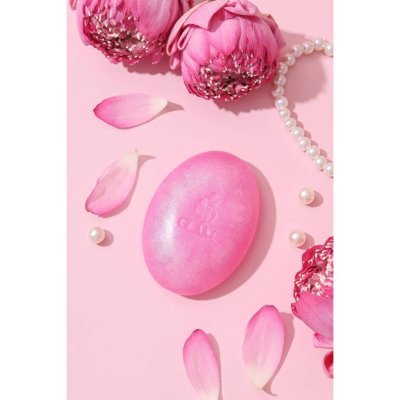 Glam Pink Pearl Herbal Premium Soap (100g) สบู่ไข่มุกชมพูสมุนไพรพรีเมี่ยม