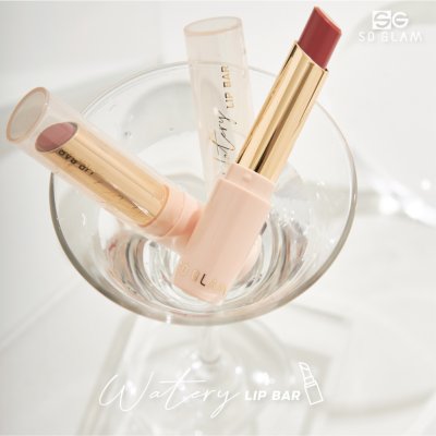 So Glam Watery Lip Bar โซ แกลม ลิปสติกเนื้อกลอสฉ่ำแบบแท่ง