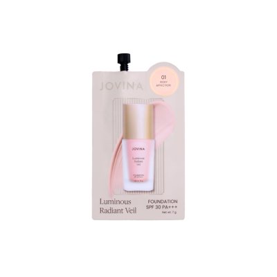 Jovina Luminous Radiant Veil Foundation SPF 30 PA+++ (7g) โจวีน่า ลูมินอส เรเดียนท์ เวล ฟาวน์เดชัน เอสพีเอฟ 30 พีเอ+++
