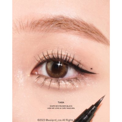 Tiara ShapeMe Eyeliner Black เทียร่า อายไลเนอร์สีดำสนิท เส้นเรียวเล็ก
