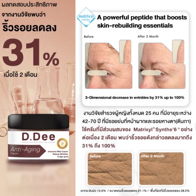 D.Dee Advanced Revitalizing Cream (15g) ดีดี ครีมฟิลเลอร์