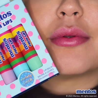 Rude Mentos Fresh Lips Variety Pack (Lip Balm) (4g) รู้ด ลิปบาล์มลิมิเต็ดเอดิชั่นจากเมนทอส