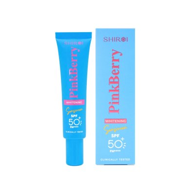 Shiroi Pink Berry Whitening Sunscreen SPF50+ PA++++ (15g) ชิโรอิ ครีมกันแดดสำหรับผิวหน้า