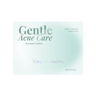 Supershades Gentle Acne Care Founwear Cushion (13g) ซุปเปอร์เฉด เจนเทิล แอคเน่ แคร์ ฟาวแวร์ คุชชั่นที่ให้ความบางเบา