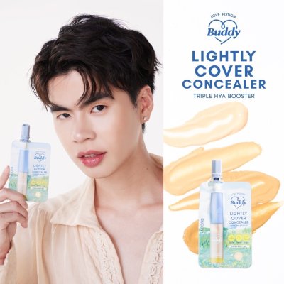 LovePotion Buddy Lightly Cover Concealer (แบบซอง) เลิฟโพชั่น คอนซีลเลอร์ สูตรปกปิดใต้ตา