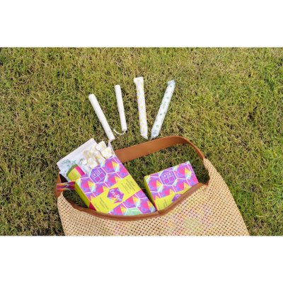 Evi Mae Organic Cotton Tampons (1 กล่องมี 18 ชิ้น) ผ้าอนามัยแบบสอดออร์แกนิค เอวี่ เมย์