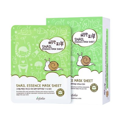 Esfolio Pure Skin Essence Mask Sheet (25ml) เอสโฟลิโอ แผ่นมาส์กหน้า