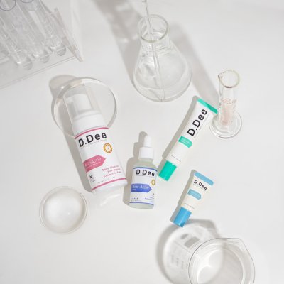 D.Dee เซ็ทครบจบสิว ดีดี SERUM &  Advanced spot gel & Cleansing Mousse & Moisturizer