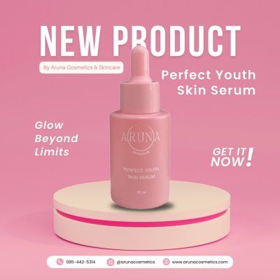 Aruna Cosmetics Skincare Perfect Youth Skin Serum (25ml) อรูนะ คอสเมติกส์ เฟอร์เฟค ยูธ สกิน เซรั่ม