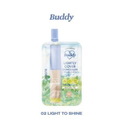 LovePotion Buddy Lightly Cover Concealer (แบบซอง) เลิฟโพชั่น คอนซีลเลอร์ สูตรปกปิดใต้ตา