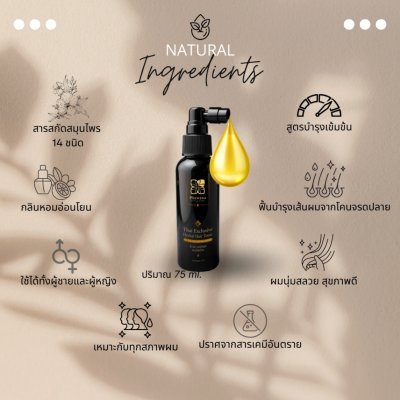 Chewana Thai Exclusive Herbal Hair Tonic (75ml) ชีวาน่า แฮร์โทนิคสมุนไพร