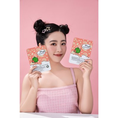 Esfolio Pure Skin Essence Mask Sheet (25ml) เอสโฟลิโอ แผ่นมาส์กหน้า