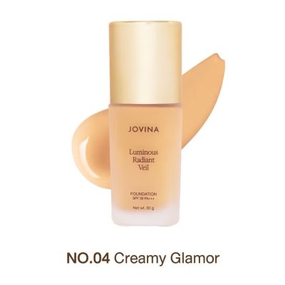 Jovina Luminous Radiant Veil Foundation SPF 30 PA+++ โจวีน่า รองพื้นที่ให้การปกปิดแบบ Medium - Full Coverage