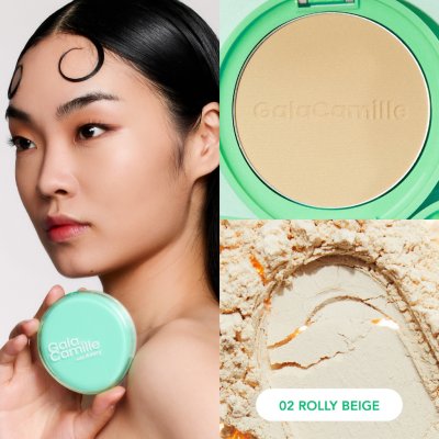 Gala Camille Rolly Pop Soft Matte Foundation Powder SPF 35 PA+++ (10g) กาล่า กามิลเล่ โรลลี่ ป๊อป ซอฟท์แมตต์ฟาวน์