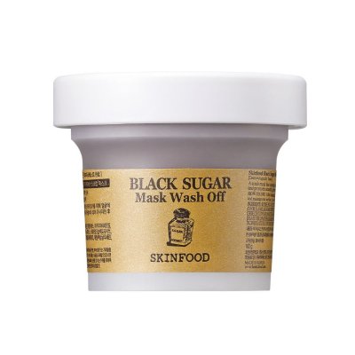 Skinfood Black Sugar Mask Wash Off (120g) สกินฟู๊ด แบล็ค ชูการ์ มาสก์ วอช ออฟ