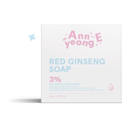 Annyeong E Red Ginseng Soap (60g) อันยอง อี เรด จินเส็ง โซฟ