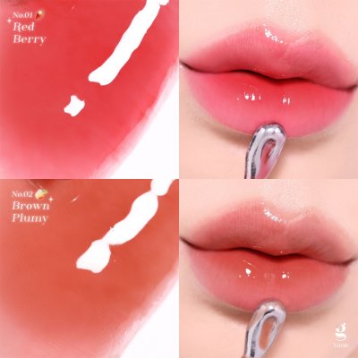 Gvana Fruity Floral Lip Oil (2.5g) ฟลุ๊ตตี้ฟอรอล ลิปออยจีวาน่า
