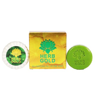 Herb Gold Soap (50g) เฮิร์บโกลด์ สบู่ล้างหน้า