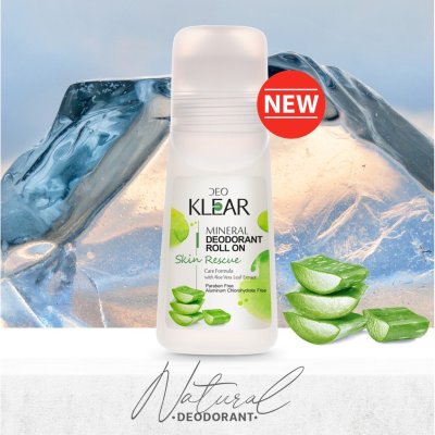 Deoklear Deodorant Roll On 65ml ดีโอเคลียร์ โรลออนน้ำ ปกป้องกลิ่นกาย แห้งสบาย
