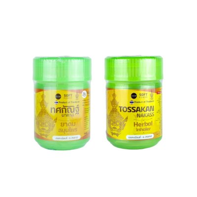 TOSSAKAN NAKASS Herbal lnhaler (5g) ยาดมสมุนไพรทศกัณฐ์ นาคาส 5 กรัม