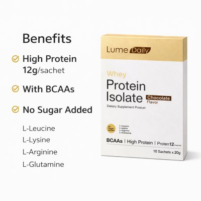 Lume Daily Chocolate Flavor Dietary Supplement Product (200g) ผลิตภัณฑ์เสริมอาหาร รสช็อกโกแลต