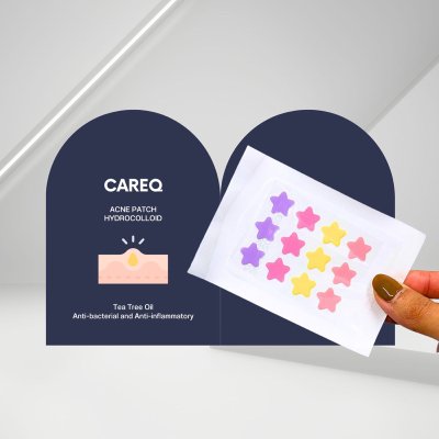 CareQ Acne Patch Hydrocolloid แคร์คิว แผ่นแปะสิว ดูดสิว สิวยุบ