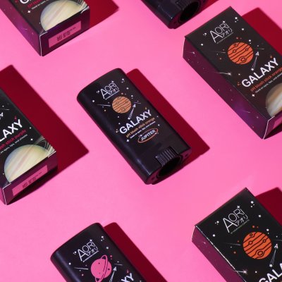 Aori Galaxy PH Blush Stick (12g) อาโอริ บลัชบาล์มเปลี่ยนสีตามค่า pH ผิว
