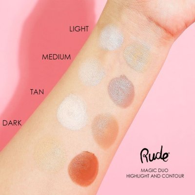 Rude Magic Duo Highlight & Contour (4.5g) รู้ด คอนทัวร์/ไฮไลท์สติค