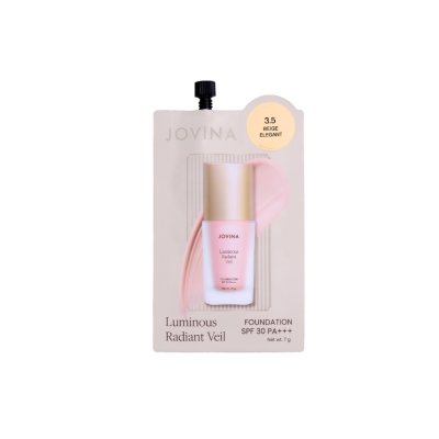 Jovina Luminous Radiant Veil Foundation SPF 30 PA+++ (7g) โจวีน่า ลูมินอส เรเดียนท์ เวล ฟาวน์เดชัน เอสพีเอฟ 30 พีเอ+++