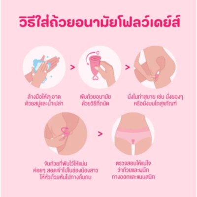 Flowdays Flow Mate (1 กล่องมี 1 ชิ้น) โฟลว์เดย์ ภาชนะทำความสะอาดกรองใส่ถ้วยอนามัย