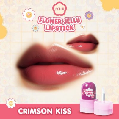 Scuti Flower Jelly Lipstick สคูตี้ ลิปสติกที่เน้นบำรุง