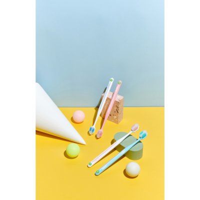 Dr.Ray Wide head คละสี ดอกเตอร์ เรย์ ไวด์ เฮด แปรงฟัน ขนแปรง 2 ชั้น