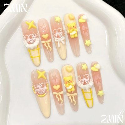 2Min Teddy Creamland (1 กล่องมี 10 ชิ้น) เท็ดดี้ ครีมแลนด์