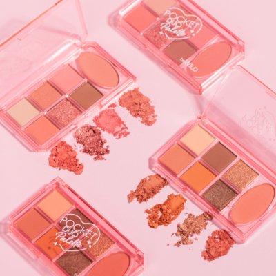 BeWiLD Pocket Duo Palette บีไวลด์ อายแชโดว์ 3 เนื้อ และบลัชออนในตลับเดียว