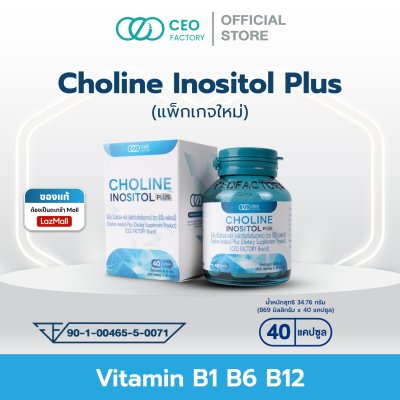 Ceo Factory Choline Inositol Plus (60g) โคลีน อินโนซิทอล พลัส