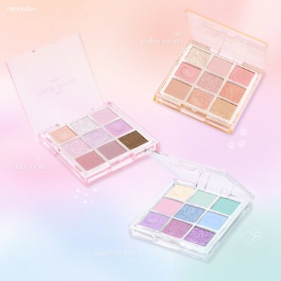 Meilinda Your Candy Dream Palette เมลินดา อายแชโดว์ เนื้อฉ่ำเล่นแสง ให้เปลือกตาเปล่งประกายสดใส