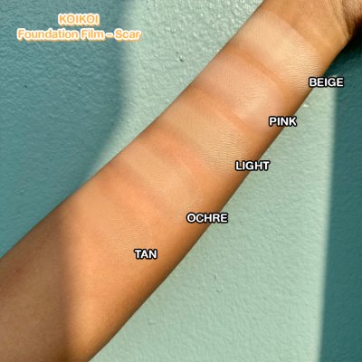 KOIKOI Foundation Film - Scar แผ่นฟิล์มสำหรับปกปิดรอยแผลเป็น พรางรอยแผลเป็นได้เนียนกริบ