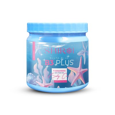 Shiroi Gluta Blue B3 Plus 7 Ceremides Whitening Body Cream (500g) ชิโรอิ กลูต้า บลู บีสาม พลัส เซเว่น เซราไมด์ ไวท์เทนนิ