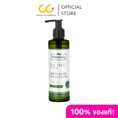Plantnery Tea Tree Facial Cleanser (250ml) แพลนเนอรี่ เจลล้างหน้า สูตรลดสิว ควบคุมความมัน กระชับรูขุมขน