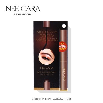 Nee Cara Microcara Brow Mascara N608 (6g) นีคาร่า มาสคาร่าคิ้ว 608
