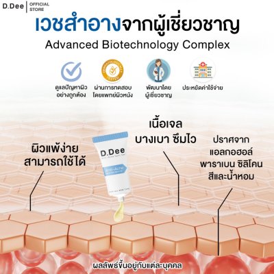 D.Dee Anti-Acne Advanced Spot Gel (5g) ดีดี เจลแต้มสิวคุณหมอ